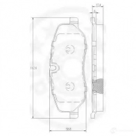 Тормозные колодки, комплект OPTIMAL 4031185997201 12228 OUR U5RE 1271932 - Изображение 2