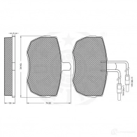 Тормозные колодки дисковые, комплект OPTIMAL 9353 W UG73 4031185145121 1273835 - Изображение 3