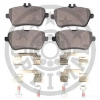 Тормозные колодки дисковые, комплект OPTIMAL 25072 BP-12659 1424925522 2507 1 - Изображение 2