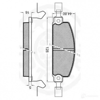 Тормозные колодки дисковые, комплект OPTIMAL W0 557 1273772 9261 4031185145978 - Изображение 2