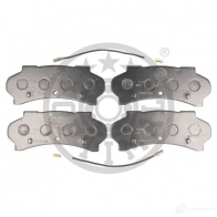 Тормозные колодки дисковые, комплект OPTIMAL 1273998 KCXE66V 2036 6 9477