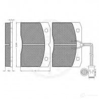 Тормозные колодки, комплект OPTIMAL 1274106 9538 4031185141680 IAX9 60L - Изображение 2