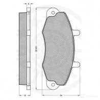 Тормозные колодки дисковые, комплект OPTIMAL 3B6HM 1274486 2 1470 9769 - Изображение 3