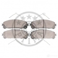 Тормозные колодки дисковые, комплект OPTIMAL 1424925583 JUC28I BP-12721 2 4452 - Изображение 2