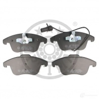 Тормозные колодки дисковые, комплект OPTIMAL BP-12452 S4CD2C2 24 705 Audi A4 Allroad (B8) 4 Универсал 2.0 Tdi Quattro 170 л.с. 2009 – 2016