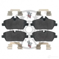 Тормозные колодки дисковые, комплект OPTIMAL 6UVQ 70S 4058787125894 BP-12232 1424546794 - Изображение 2