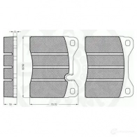 Тормозные колодки дисковые, комплект OPTIMAL 20 092 7Y9F9L 1272480 2370/15 - Изображение 2