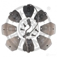 Тормозные колодки дисковые, комплект OPTIMAL 4031185154840 50822 Audi A6 (C5) 2 1997 – 2004 LNV9 89