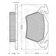 Тормозные колодки дисковые, комплект OPTIMAL 94J237 10355 230 20 1271678 - Изображение 3
