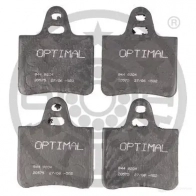 Тормозные колодки дисковые, комплект OPTIMAL HQ6D61 1424546179 BP-09204 2 0575