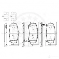 Тормозные колодки, комплект OPTIMAL 12590 30UE N 4031185661119 1272280 - Изображение 2