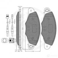 Тормозные колодки дисковые, комплект OPTIMAL K7 7YM6 1271699 10437 4031185151672 - Изображение 3