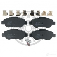 Тормозные колодки дисковые, комплект OPTIMAL 1424546789 MU8Z1 E4 4058787125849 BP-12226 - Изображение 1