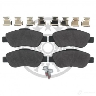 Тормозные колодки дисковые, комплект OPTIMAL 1424546789 MU8Z1 E4 4058787125849 BP-12226 - Изображение 2