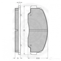 Тормозные колодки, комплект OPTIMAL 1274340 9 20VB90 9662 4031185144575 - Изображение 2