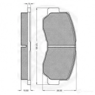Тормозные колодки, комплект OPTIMAL Q 70P9T 1274134 4031185145909 9573 - Изображение 2