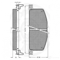 Тормозные колодки дисковые, комплект OPTIMAL XXGI5RK 1273830 9348 20 870 - Изображение 3