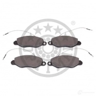 Тормозные колодки дисковые, комплект OPTIMAL 4058787129120 1424925441 BP-12576 5FEO N - Изображение 2