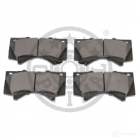 Тормозные колодки дисковые, комплект OPTIMAL 1424925264 BP-12397 4058787127348 F W084A - Изображение 2