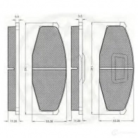 Тормозные колодки, комплект OPTIMAL 9294 P 6MVP 4031185143158 1423367239 - Изображение 3
