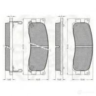 Тормозные колодки, комплект OPTIMAL 2L7 P22 1274497 4031185138246 9781 - Изображение 2