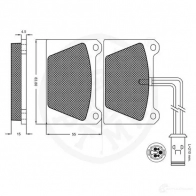 Тормозные колодки дисковые, комплект OPTIMAL Y CM9SG 4031185143004 1273765 9247 - Изображение 3