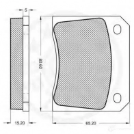 Тормозные колодки, комплект OPTIMAL 4031185133456 Y 4CMHZ 5128 1272910 - Изображение 2
