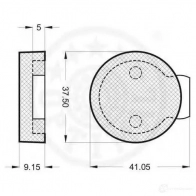 Тормозные колодки, комплект OPTIMAL 9174 H0 VB30 4031185145770 1273647 - Изображение 2