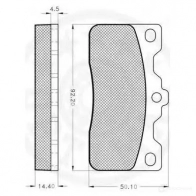 Тормозные колодки, комплект OPTIMAL 9266 4031185140645 1273773 D FOQ7A - Изображение 2