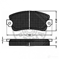 Тормозные колодки дисковые, комплект OPTIMAL 1272729 4031185133180 FB W2W 3500 - Изображение 2