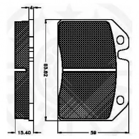 Тормозные колодки дисковые, комплект OPTIMAL 9107 1273517 B7Y O83 4031185145268 - Изображение 2