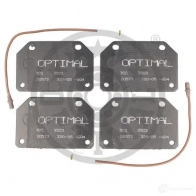 Тормозные колодки дисковые, комплект OPTIMAL 1272733 3503 BV1Y0 FC 4031185133258