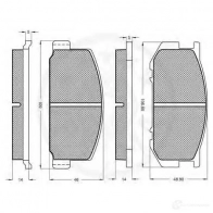 Тормозные колодки, комплект OPTIMAL 9215 4031185146210 3HO2NH 9 1273677 - Изображение 2
