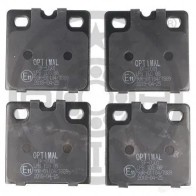 Тормозные колодки дисковые, комплект OPTIMAL BF-0001 SWHAAQ9 2 0610 1424441363 - Изображение 5