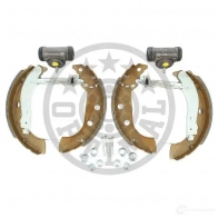 Барабанные тормозные колодки, комплект OPTIMAL 1283830 4031185297721 F009T PU bk5150