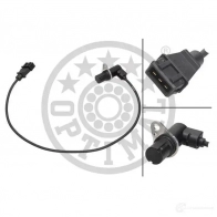 Датчик коленвала, импульсов OPTIMAL 61W3V L Volkswagen Passat (B3-B4) 2 1988 – 1997 07-S079 4031185592383