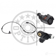 Датчик АБС OPTIMAL 4031185681162 06-S639 34M 1Z Ford Galaxy 1 (VX, VY, WGR) Минивэн 1.9 TDI 130 л.с. 2003 – 2006