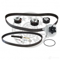 Комплект ремня ГРМ с помпой OPTIMAL 1296335 SK-1526 AQ-158 6 SK-1526AQ2 - Изображение 2