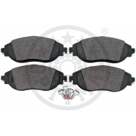 Тормозные колодки дисковые, комплект OPTIMAL 1439898177 0FN CN BP-12858 - Изображение 2