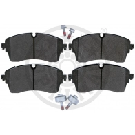 Тормозные колодки дисковые, комплект OPTIMAL 1439898253 BP-12939 6N 9FKF - Изображение 2
