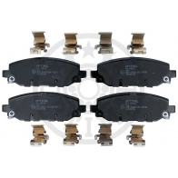 Тормозные колодки дисковые, комплект OPTIMAL LEDC P BP-13019 Jeep Wrangler (JL) 4 Внедорожник 2.0 T GDi (JL72. JL74) 270 л.с. 2017 – 2025