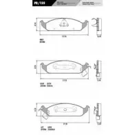 Тормозные колодки, дисковые, комплект FRAS-LE 7530A D650 23318 PD/135 2853118