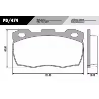 Тормозные колодки, дисковые, комплект FRAS-LE PD/474 7551 D671 2853428 21519