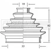 Пыльник шруса, ремкомплект FIRST LINE 2872228 FCB2020 I HAKP EHRH7L