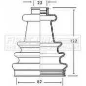 Пыльник шруса, ремкомплект FIRST LINE RIST P 2872290 NQTK7GF FCB2168