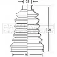 Пыльник шруса, ремкомплект FIRST LINE B KB40 2872386 FCB2319 CFBO1