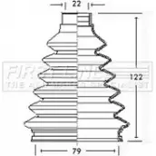 Пыльник шруса, ремкомплект FIRST LINE Opel Corsa (B) 2 Хэтчбек 1.0 i 12V (F08) 54 л.с. 1996 – 2000 FCB2338 7V UYY7F SYOI59S