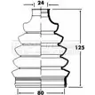 Пыльник шруса, ремкомплект FIRST LINE J Z55NZ Opel Corsa (C) 3 Хэтчбек 1.8 (F08. F68) 125 л.с. 2000 – 2009 FCB2364 2WE6HI1