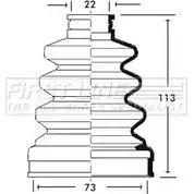 Пыльник шруса, ремкомплект FIRST LINE S C40QR FCB2709 N71GD Subaru Legacy (BG) 2 Универсал 2.2 i 4WD (BG7) 128 л.с. 1994 – 1998