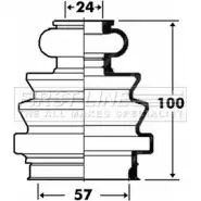 Пыльник шруса, ремкомплект FIRST LINE Audi A3 (8L1) 1 Хэтчбек 1.9 Tdi 90 л.с. 1996 – 2001 FCB2716 AXWU I BTAJR